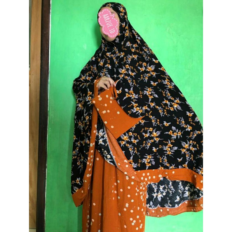 PRELOVED MUKENA DEWASA SETELAN RAYON ROTARY BARU