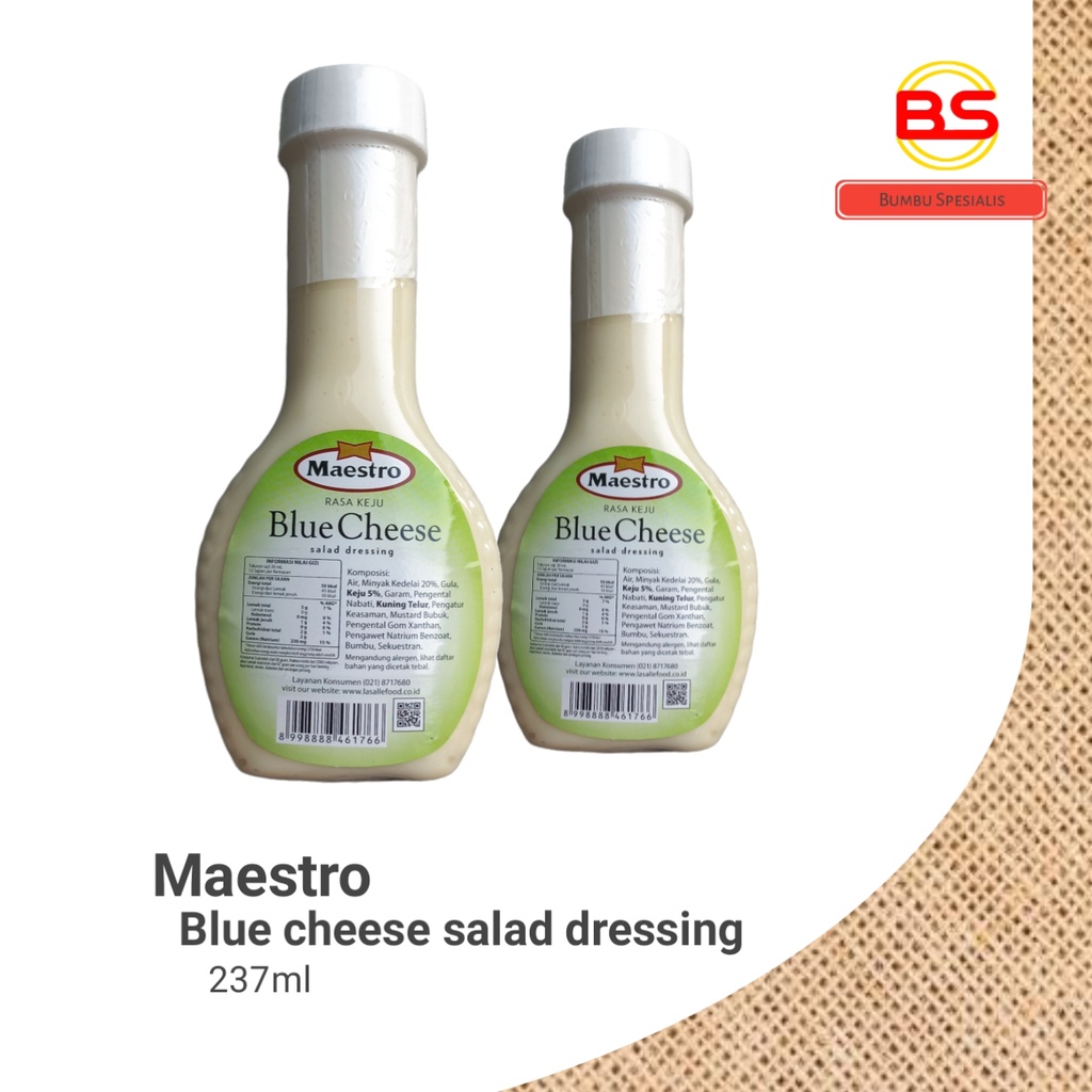 Maestro  Blue Cheese Salad Dressing /  Blue Cheese dressing 237ml