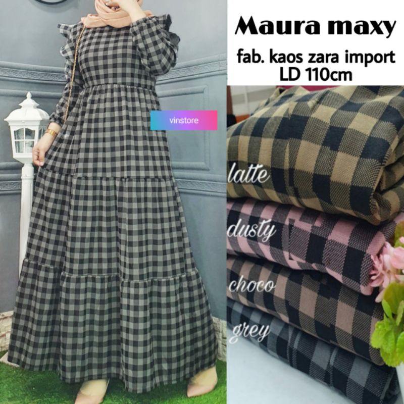 Gamis kotak maura maxy
