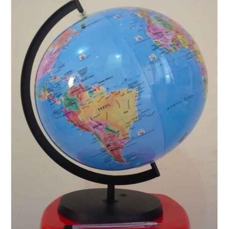 Mainan Globe Edukasi Geografis Anak - Bola Dunia Peta Dunia Globe Set