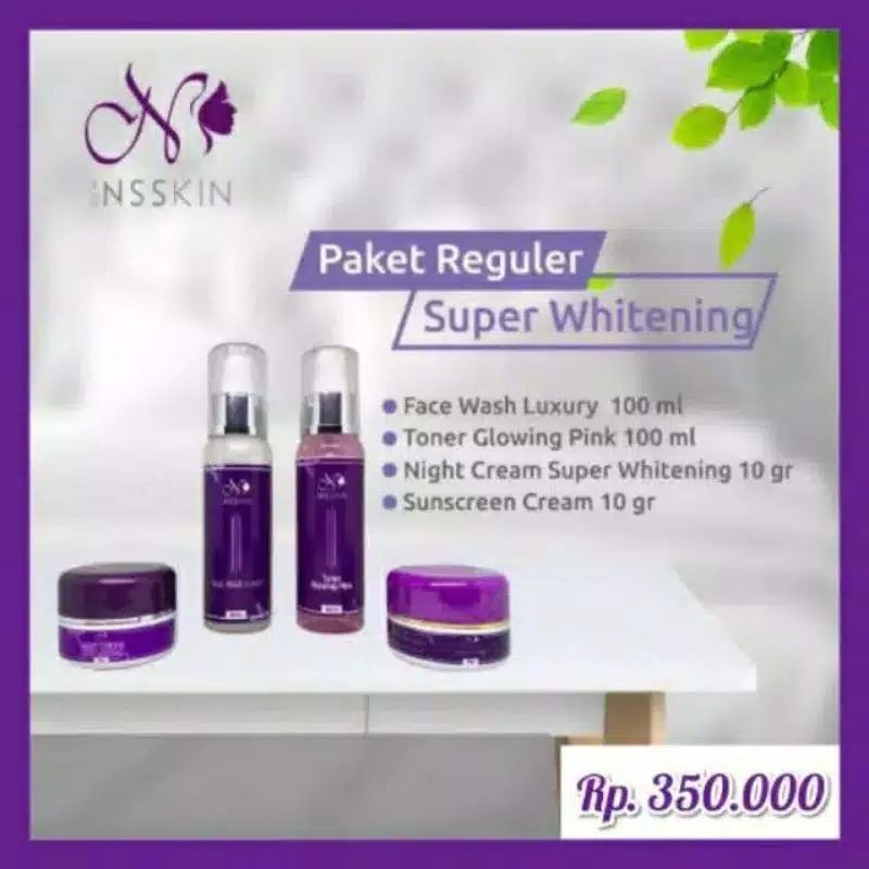 Paket Reguler Super Whitening NEW NSSKIN