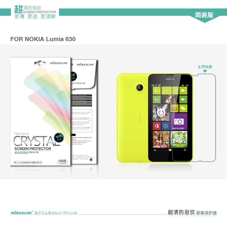 Nillkin Crystal Screen Protector Nokia Lumia 630