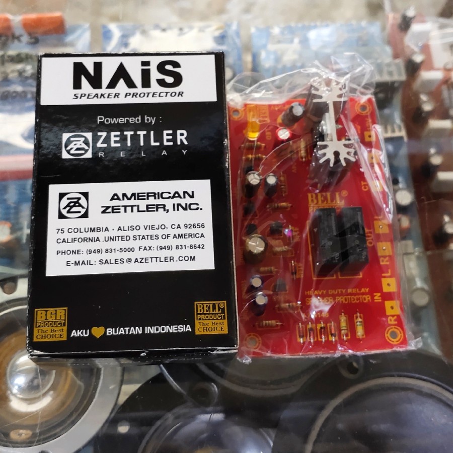 Kit Protector Protektor Speaker Stereo Nais Bell BGR