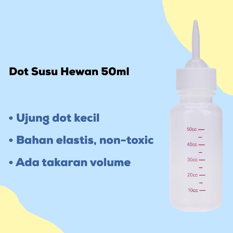 Botol Susu Anjing & Kucing Nipple Kecil - Dot Susu Kucing Anjing - Dot Susu Kitten Puppy - Dot Hewan