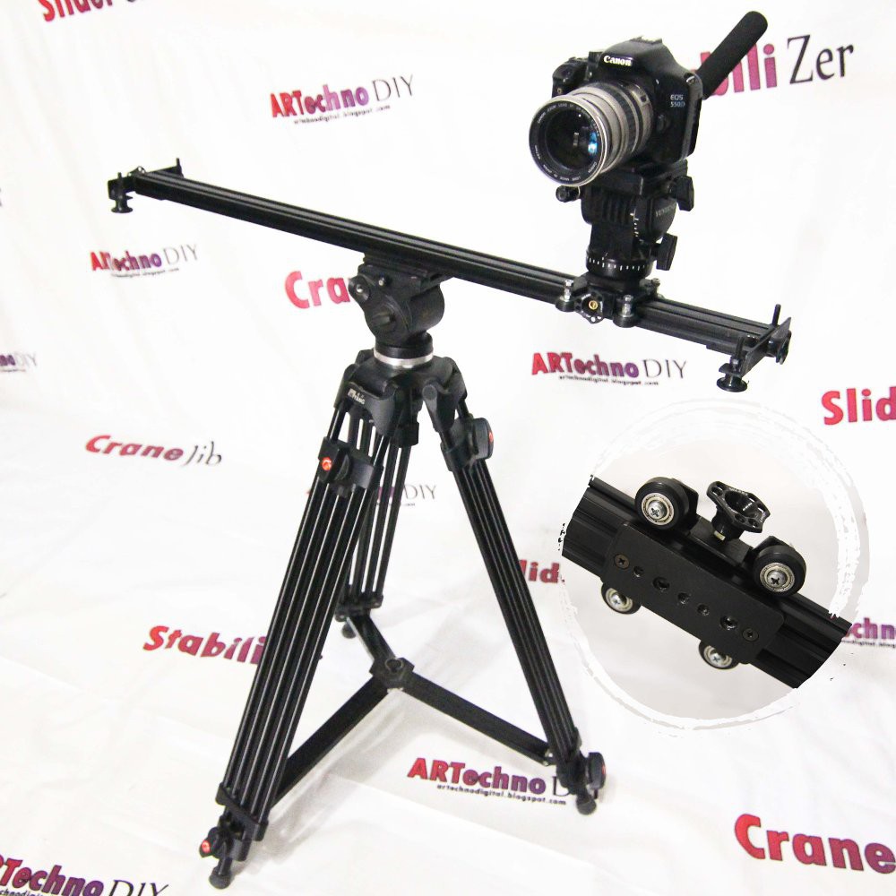 70cm Slider Cam V7 Slider Kamera Camera Slider Video DSLR Mirrorless ARTechno DIY