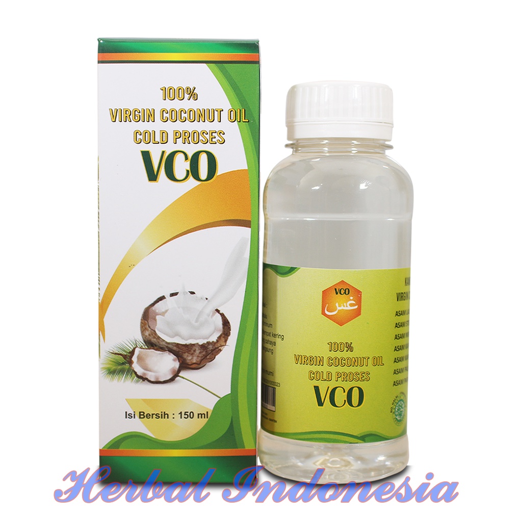 VCO (Virgin Coconut Oil ) COLD PROSES 150ml  |  Minyak Kelapa Murni