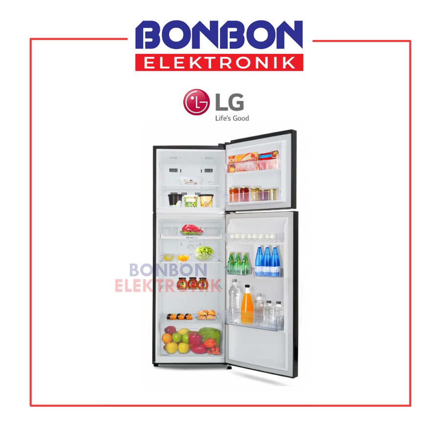 LG Kulkas 2 Pintu GN-B372SQBK / GNB 372 SQBK / GNB372SQBK