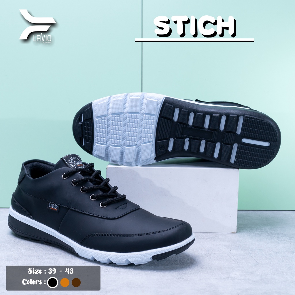 Sepatu Casual Pria Original Branded Keren Kekinian Lavio Stich