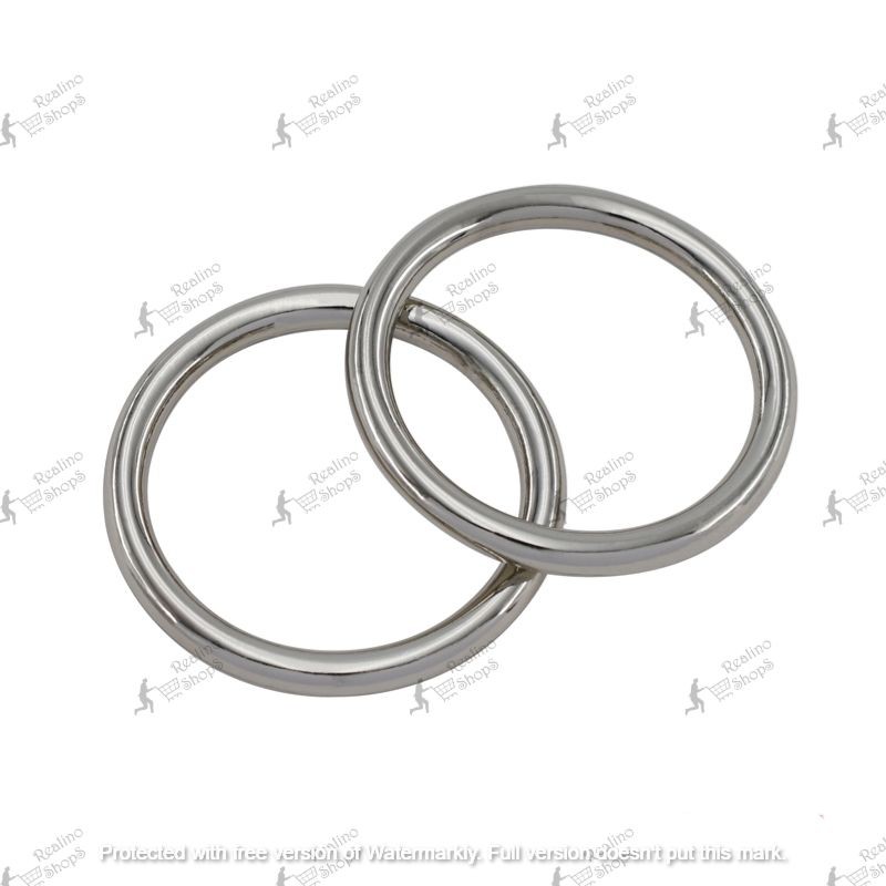 RING BULAT / RING O - 3CM NEKEL (KUALITAS TEBAL)