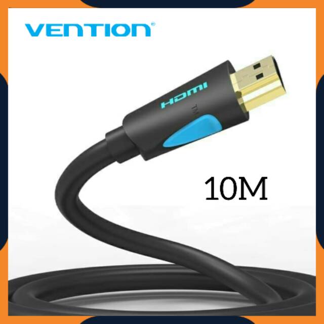 KABEL HDMI VENTION KABEL HDMI TO HDMI KE HDMI M02 V.2.0/B ULTRA HD 4K UNTUK KE PS PROYEKTOR 10 METER