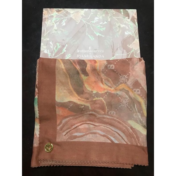 PL BUTTONSCARVES XANADU MARMELADE XL VOAL