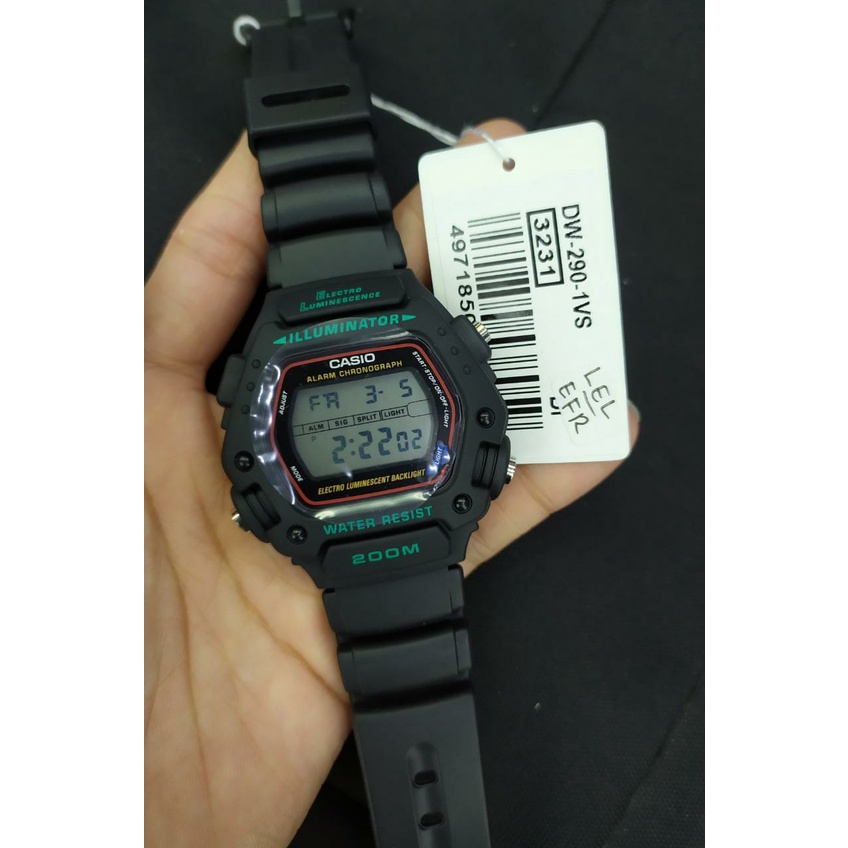 Jam Tangan Casio DW-290-1VS Original