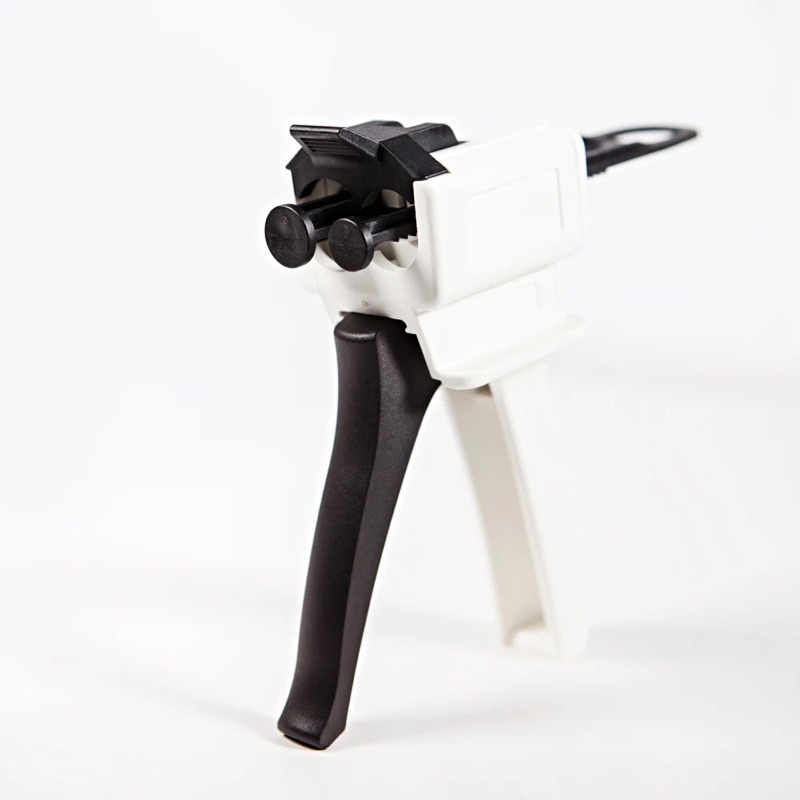 Gun light body dental dispensing mixing gun 1:1 2:1 cartridge dispenser double impression temporary veneer crown