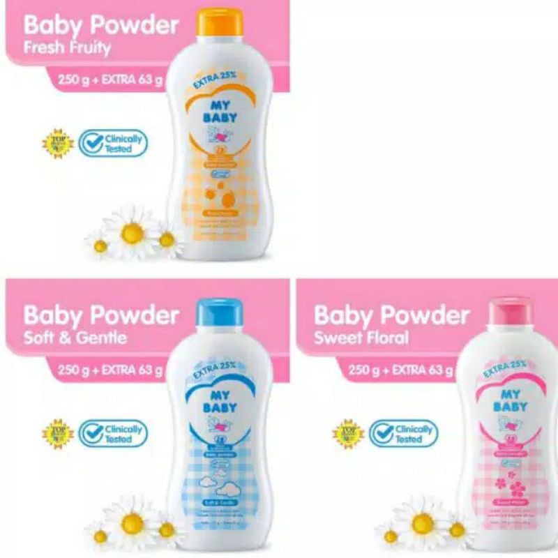 Bedak my baby 250g + extra 63g