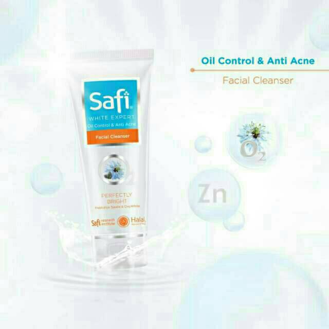 [GROSIR ] Safi oil control&amp; anti acne facial cleanser 100GR