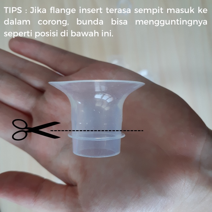 UNIBY Silicone Flange Insert Sisipan Corong Pompa ASI Breastpump