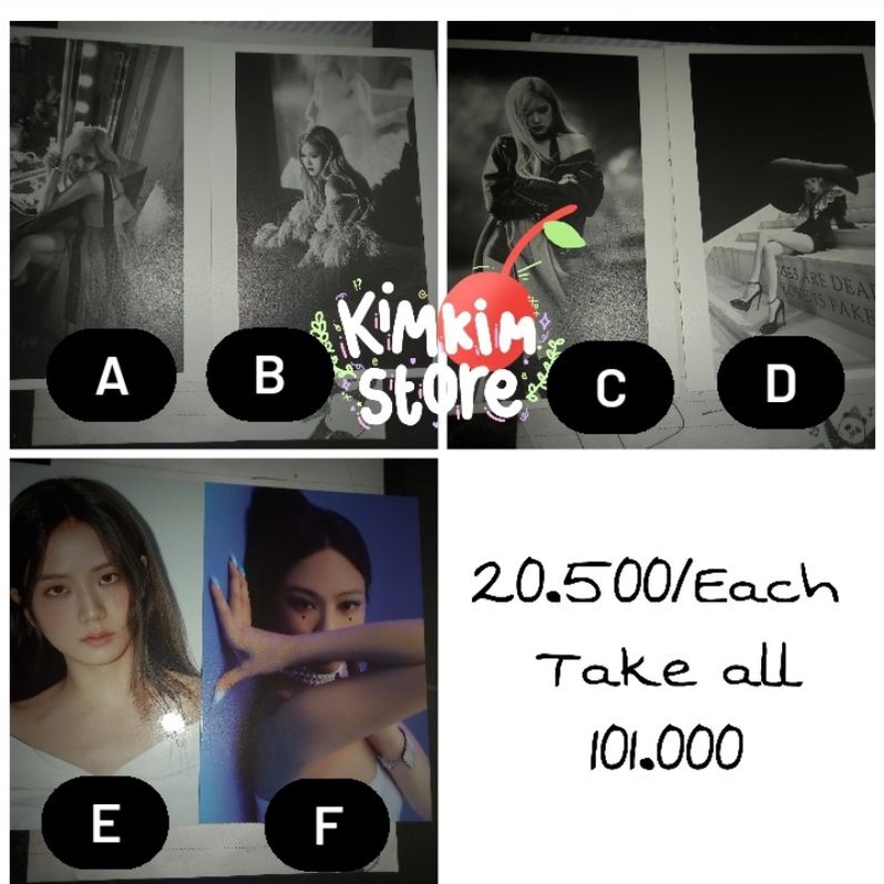 Postcard official Blackpink