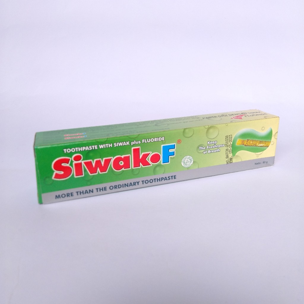 SIWAK F Pasta Gigi Toothpaste With Siwak Plus Fluoride Miswak Utama