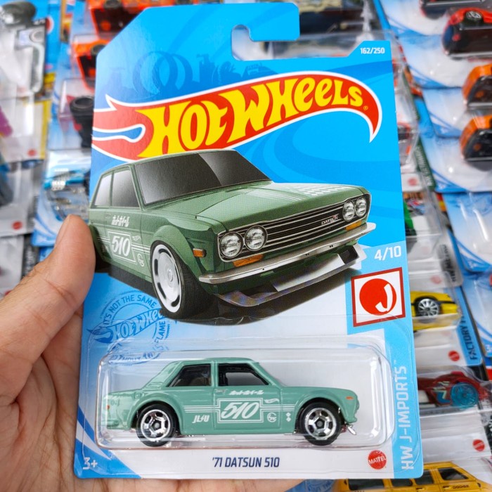Hot Wheels Hotwheels 71 Datsun 510 Hijau Green Lot H 2021