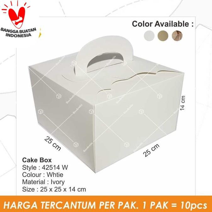 

Buruan Beli] # 42514-W | Dus Kue, Box Kue, Cake Box, Gift Box, Kado, Souvenir - Putih