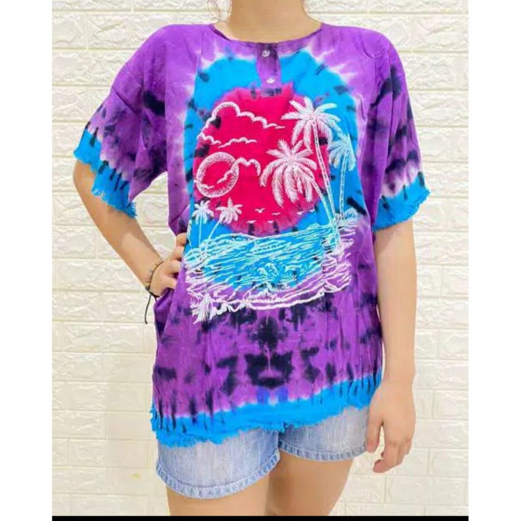 Atasan Baju Bali Pantai Matahari Wanita - SFShop