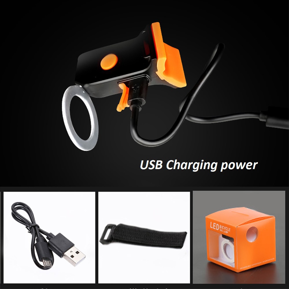 Taffled Lampu Sepeda Tail LED Bicycle Dual Colors USB Charging ZHA0097