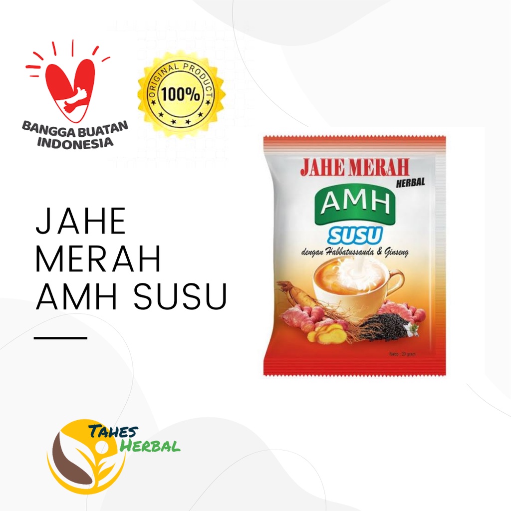 

Jahe SUSU AMH 1 renceng 10 sachet dengan Ginseng