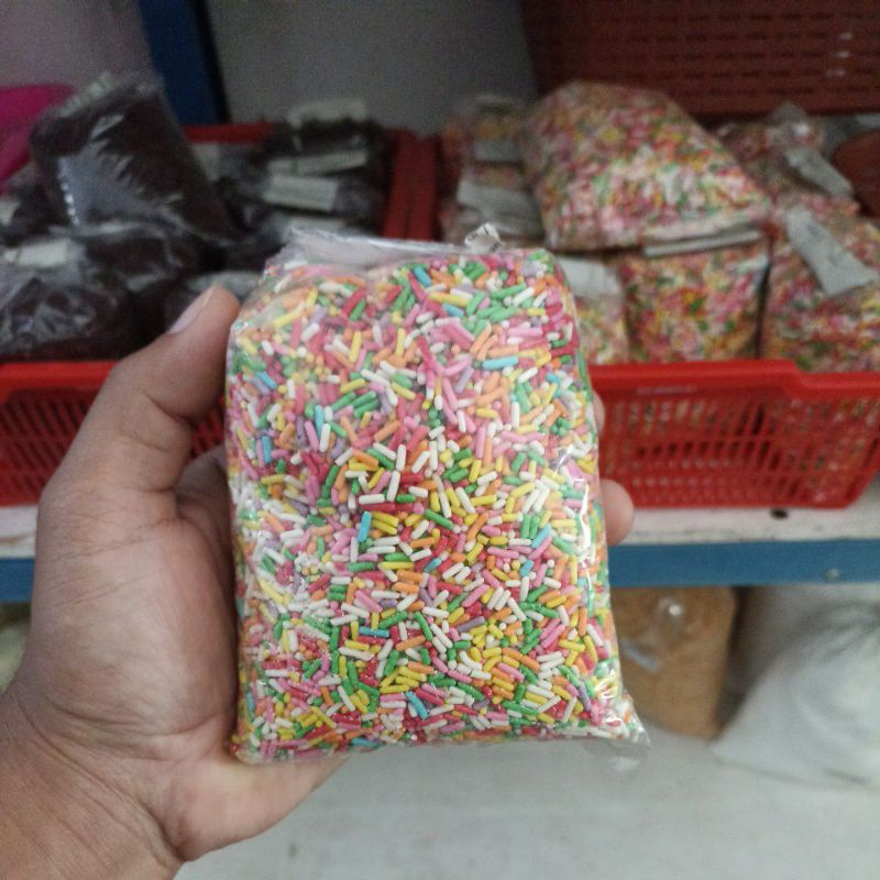 

Meses Coklat Dan Warna Warni 250gram Merk Inova