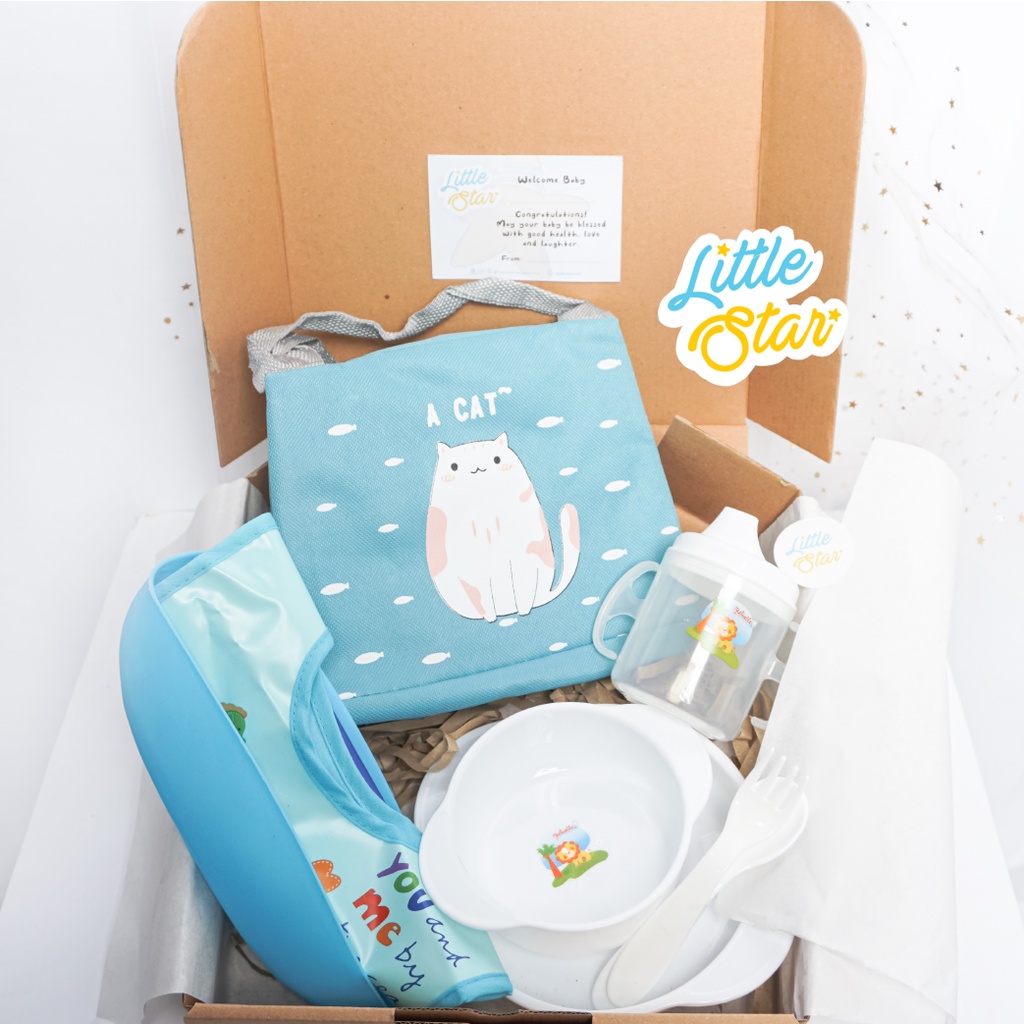 Little Star Feeding Travel Baby Hampers Bayi Newborn Baby Gift Set Unisex Premium - Set 4