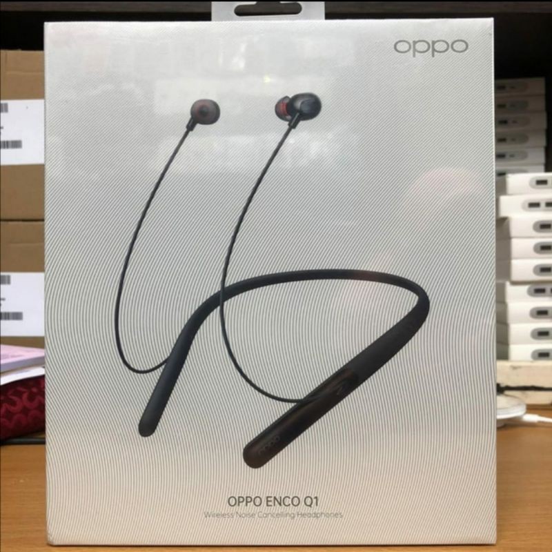 100% Original Garansi Resmi Handsfree earphone headset sport bluetooth Oppo Enco Q1 resmi oppo