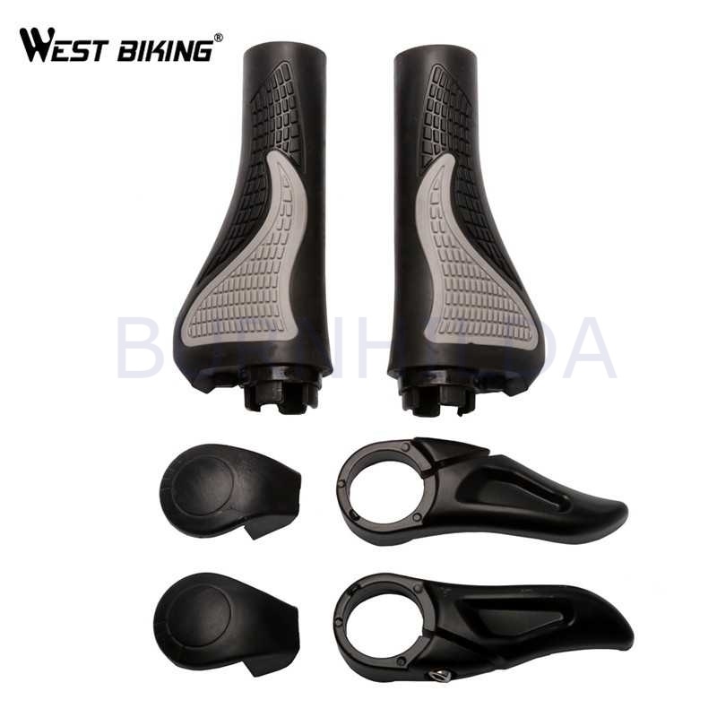 Gagang Sepeda Rubber Ergonomic Grip MTB Handlebar sepeda burnhilda