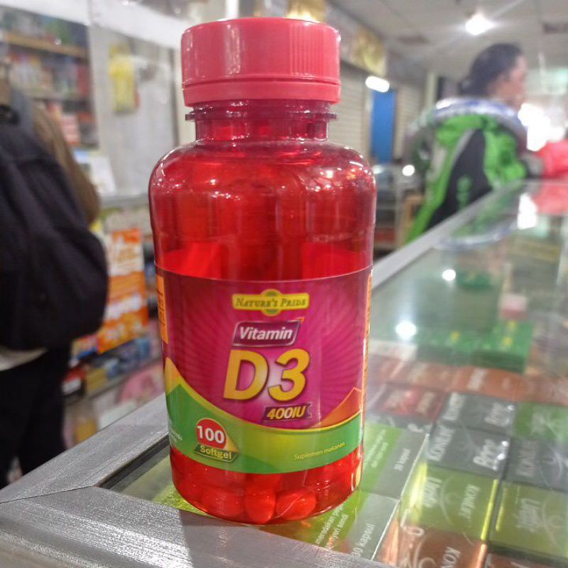 nature's pride vitamin D3 400 IU isi 100softgel