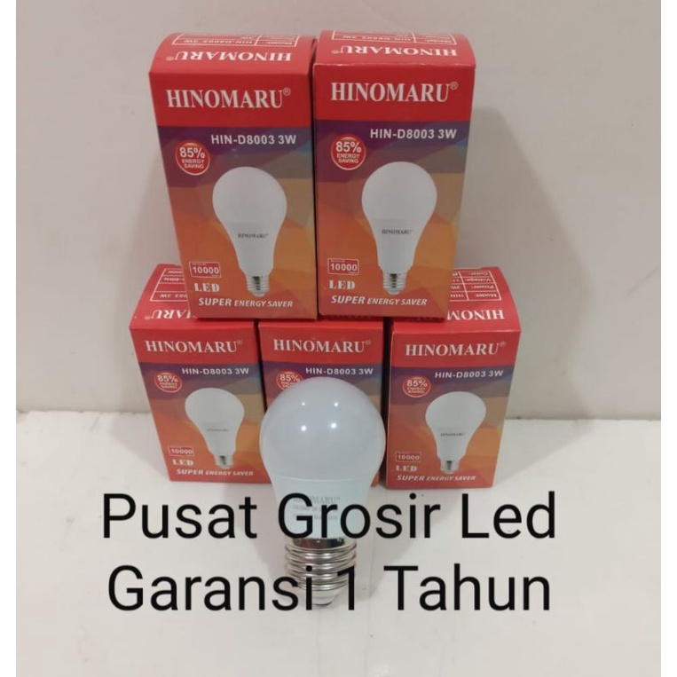 Lampu Led Hinomaru 3 watt 3w Cahaya Putih