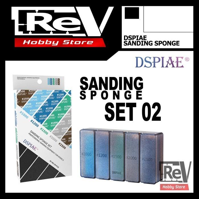 Dspiae Sanding Sponge Set 2 Amplas Gundam