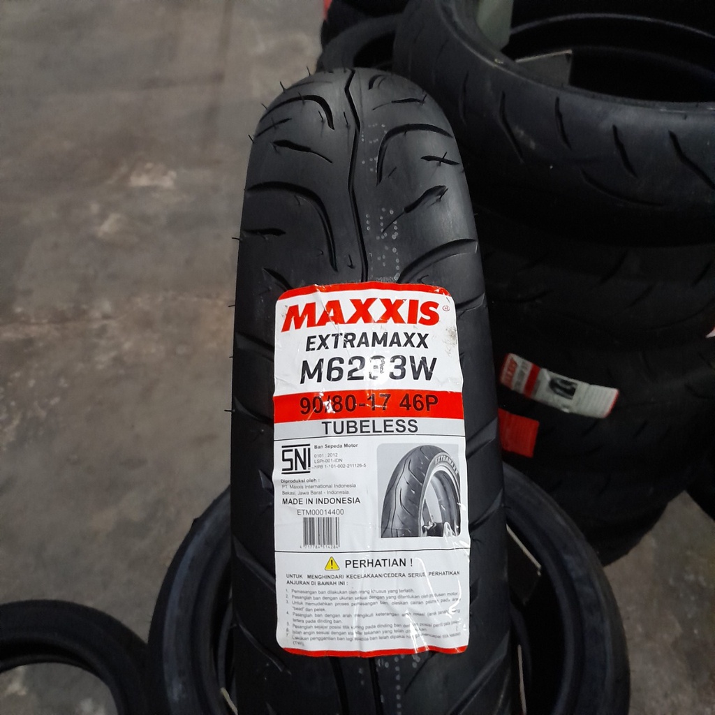 Ban motor bebek Maxxis Extramaxx 90 80 17 M6233W tubeless