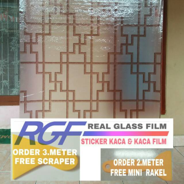 STICKER/STIKER KACA/KACA FILM/PELAPIS KACA/KACA FILM/STIKER MOTIF KOTAK