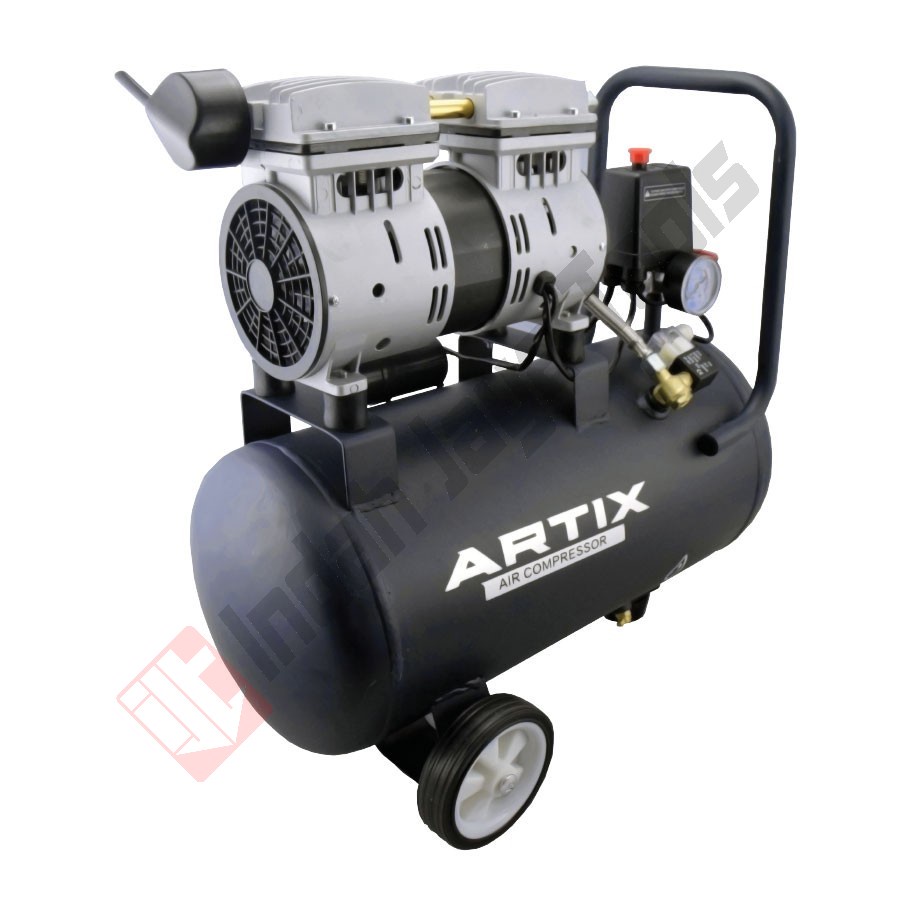 ARTIX OA1024 Kompresor Angin SILENT 750 Watt 1 HP 24 L Oilless Oiless