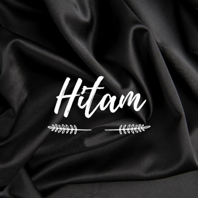 JILBAB INSTAN FATHINAH KIMIKEY LIST REMPEL TALI-Hitam