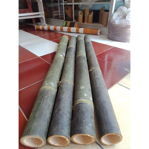 Bambu hitam 4" Panjang 1 meter