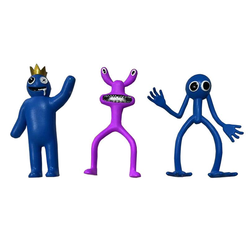 6/8pcs Game Roblox Rainbow Friend Model Decoration Handmade Doll Peripheral Toys