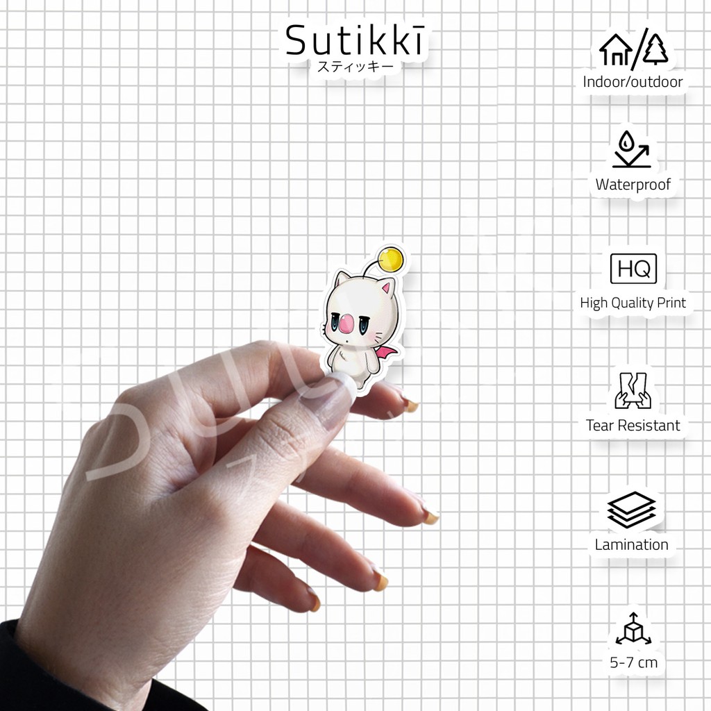 Sutikki | Sticker Pack Final Fantasy Hero Chibi Mini FF7 FF8 FF9 FF Vinyl Stiker Laptop Aesthetic