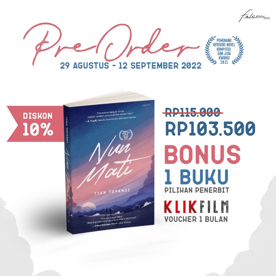 Novel Nun Mati + Bonus - Tian Topandi