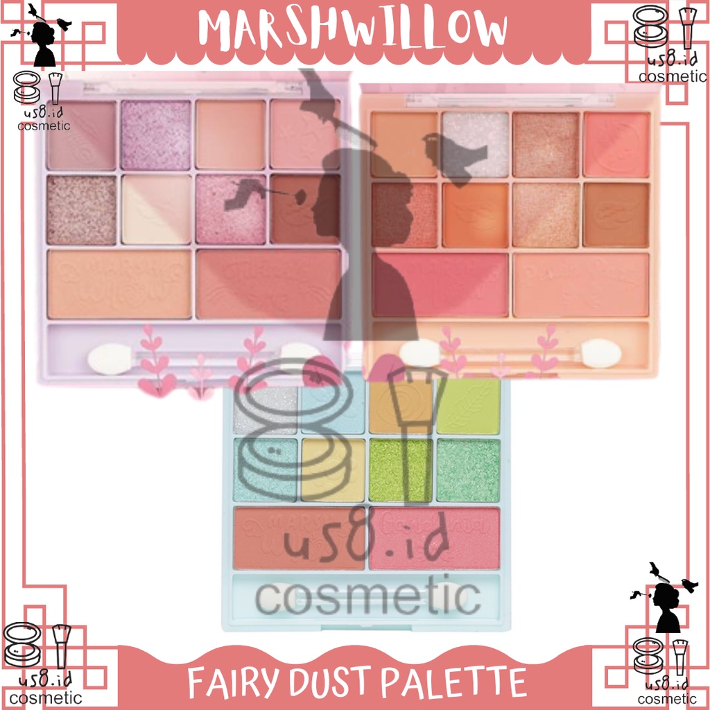 MARSHWILLOW Fairy Dust Face Kit Palette Eyeshadow Blush On (✔️BPOM) || Marshwillow Pretty Me Eye Pallette - Eyeshadow