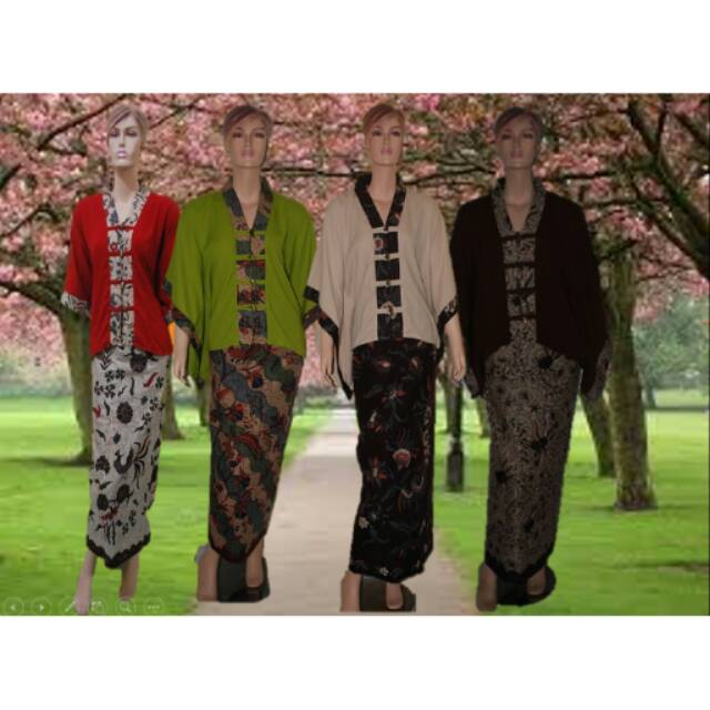 Obral: Set Kebaya Kimono Batik