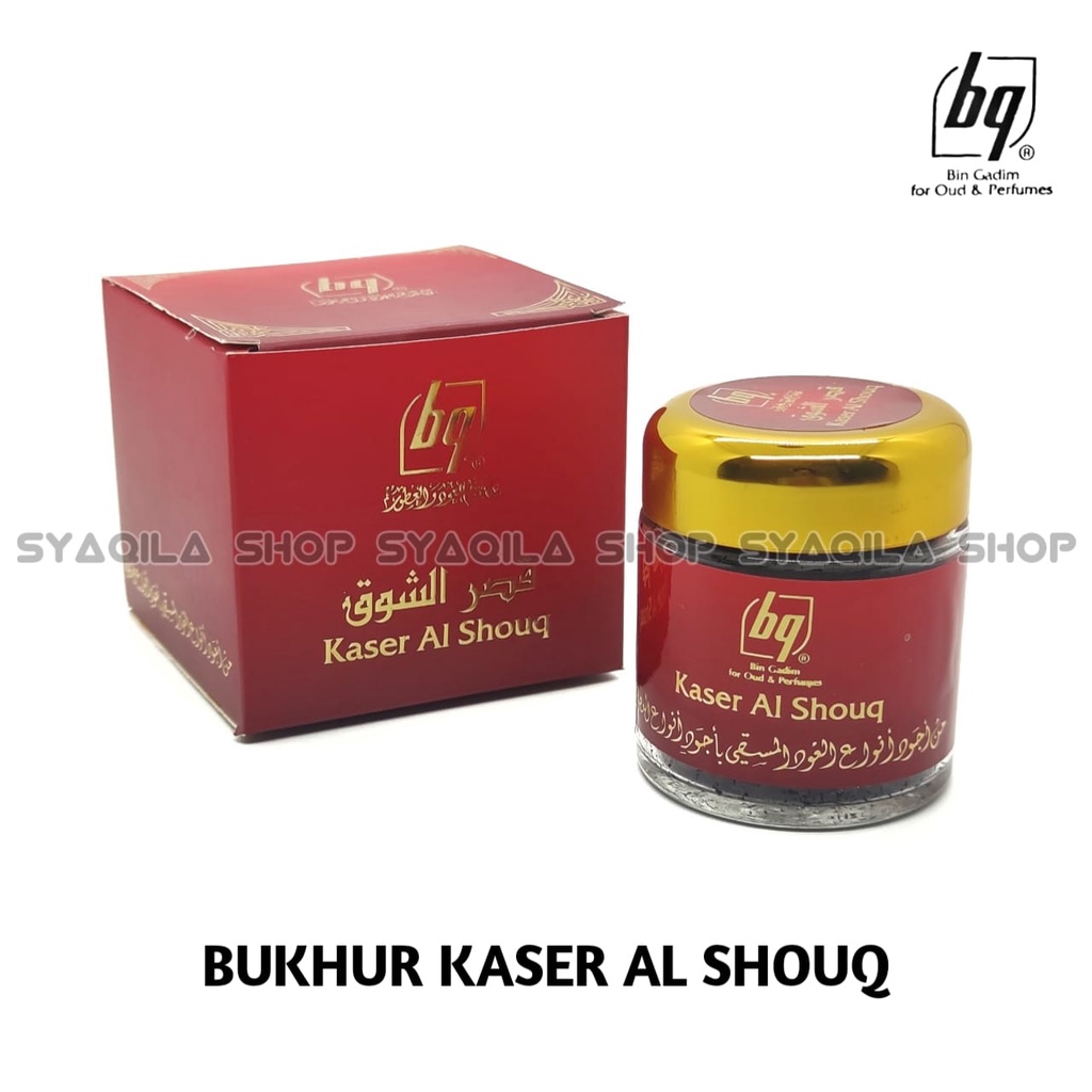 Bukhur Kaser AL Shouq Bin Gadim BQ Buhur Gahru Dupa Arab Menyan Bakar Pengharum Ruangan Aromaterapy Impor Saudi 30 Gram