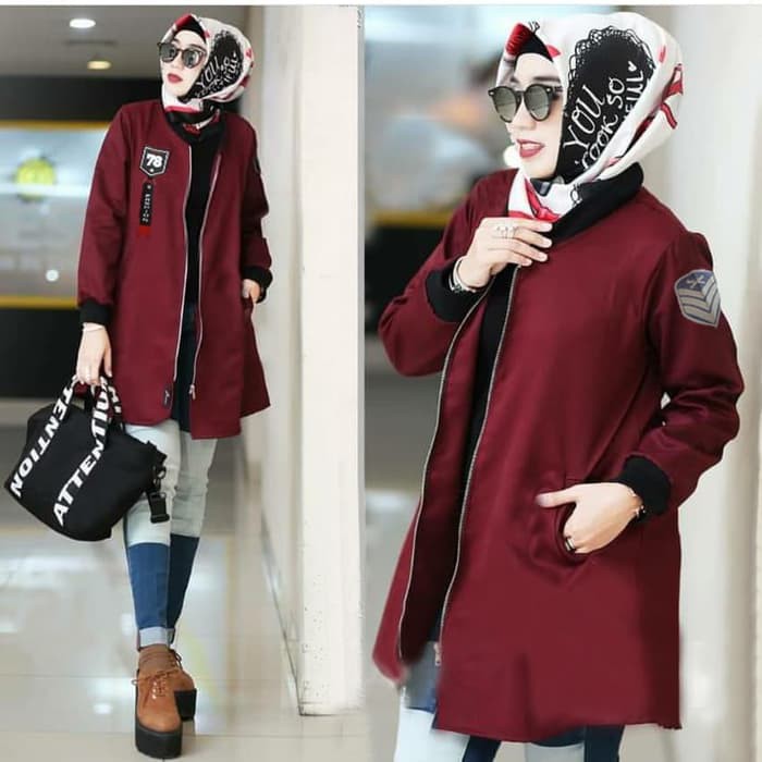 [Outer Rossi SW] jaket wanita katun varian warna