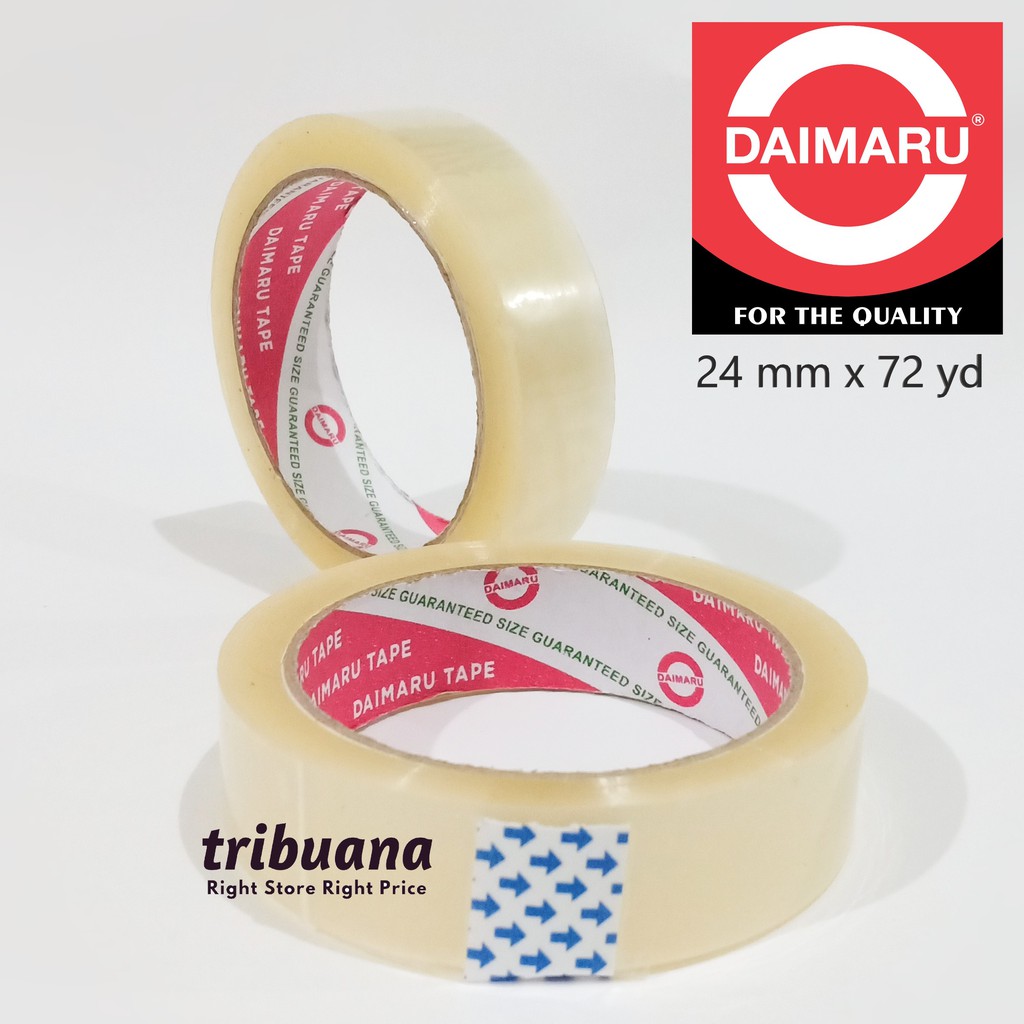 

Isolasi/ Solatip / Lakban 24 mm x 72 YD DAIMARU TAPE