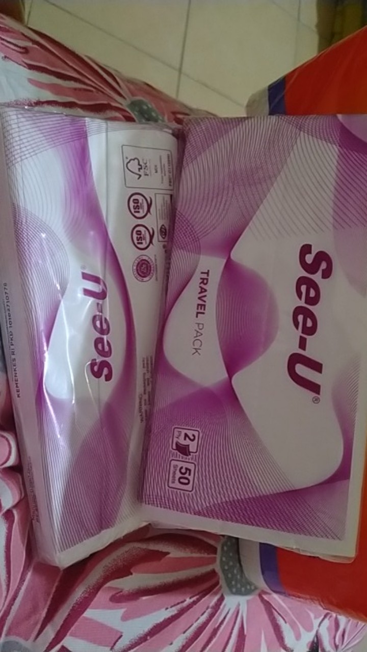 See-u Travel Pack Tissue 50 Sheets