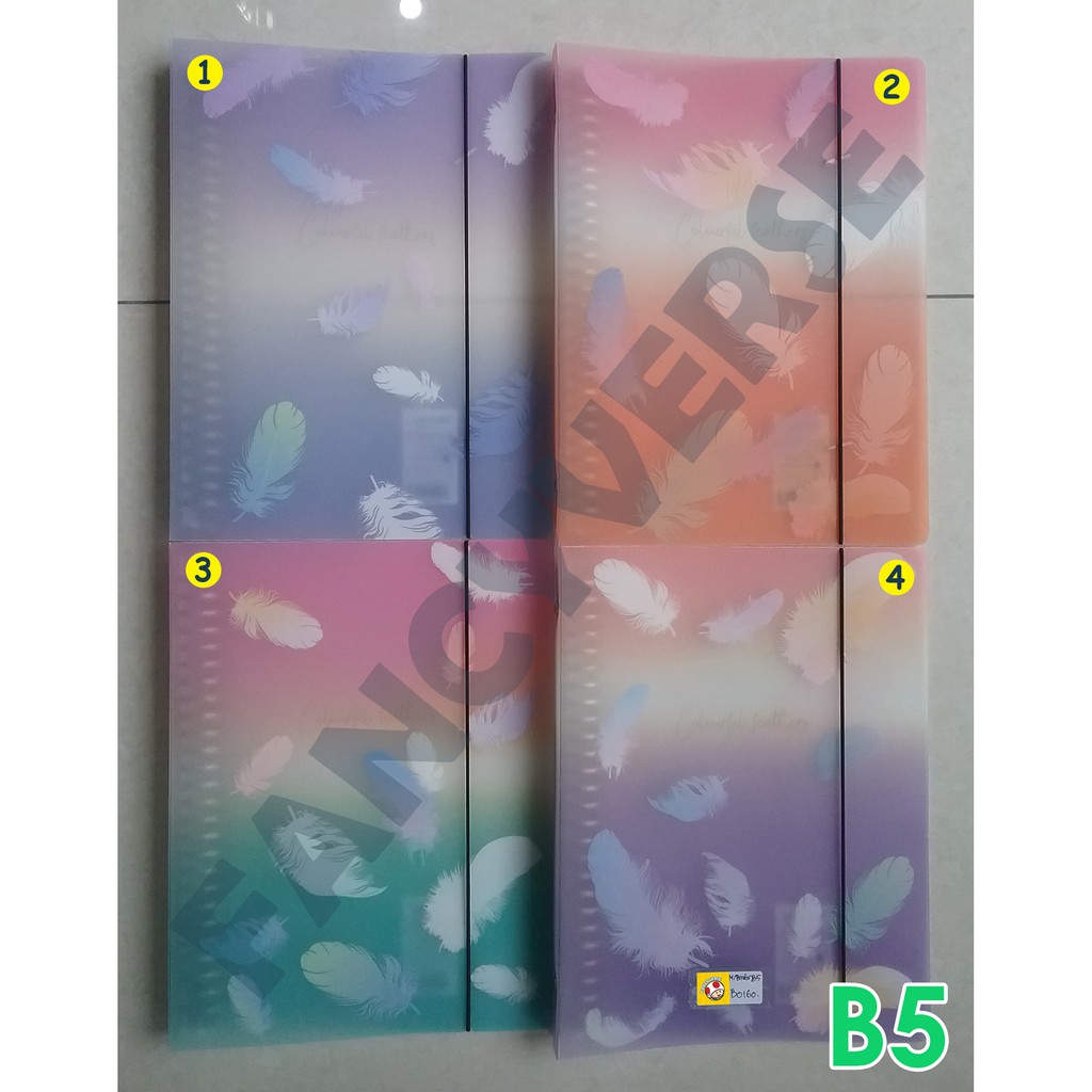 

Binder B5 Fancy Gradasi Sparkling Doff B0160 Feather