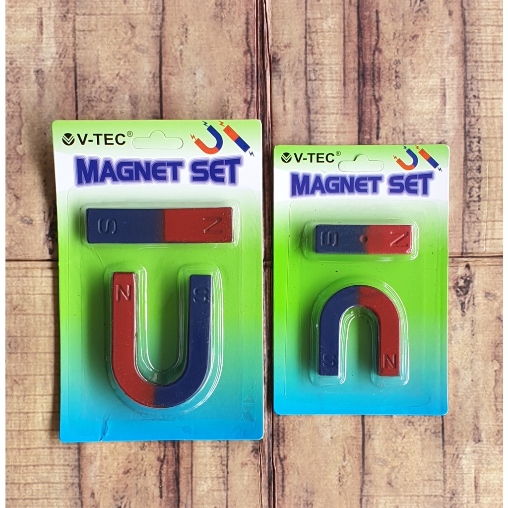 Magnet U dan Batang - Magnet Set VTec Besar dan Kecil